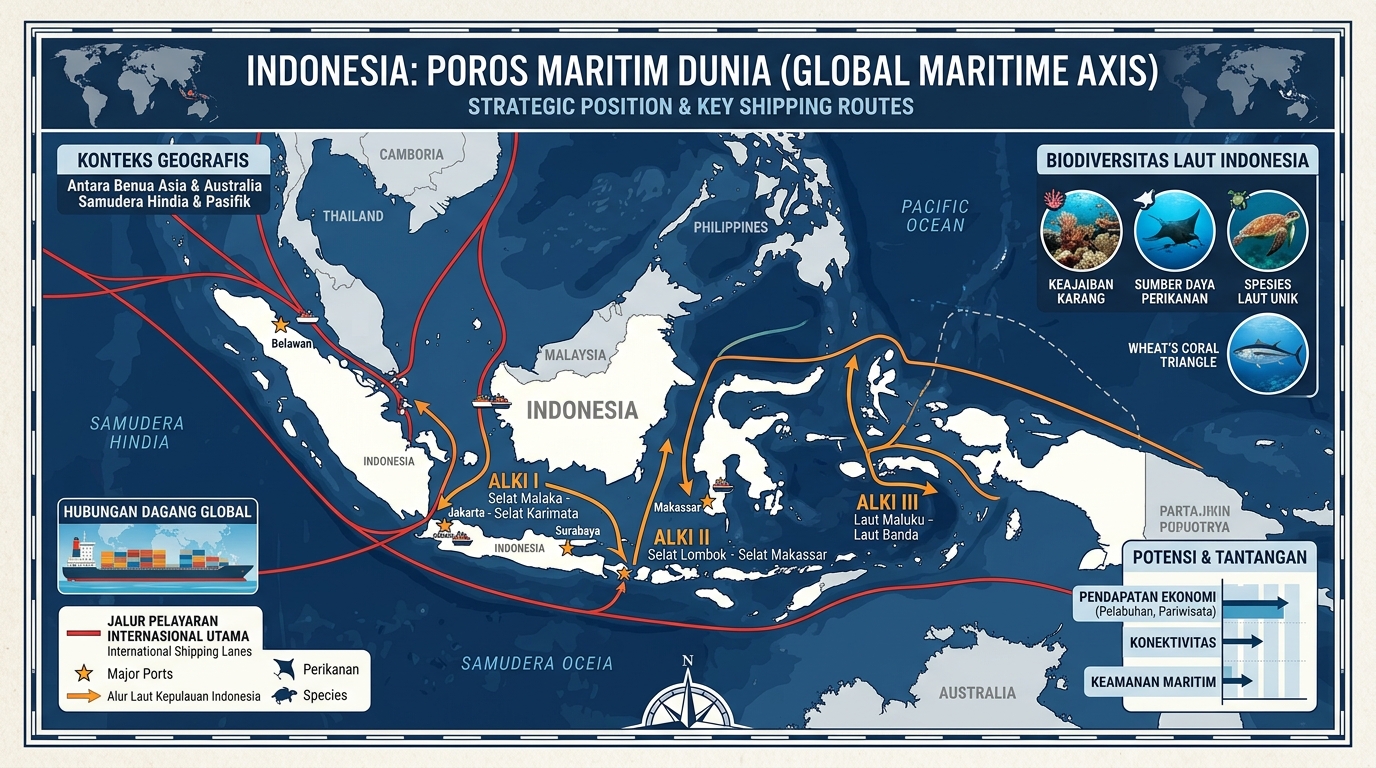 Peta Poros Maritim
